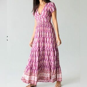 Natural Life Evangeline Maxi Dress Size Small